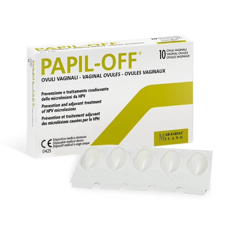 PAPIL OFF vaginal suppositories N10