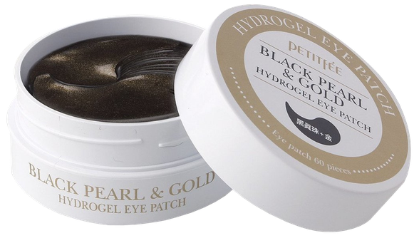 PETITFEE Black Pearl  Gold eye pads 60 pcs