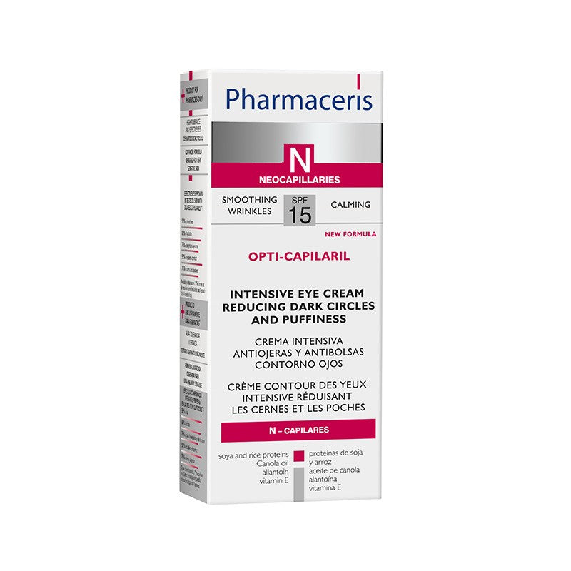 PHARMACERIS N Opti-Capilaril SPF15 eye cream 15 ml
