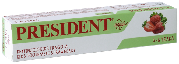 PRESIDENT Kids Strawberry toothpaste 50 ml