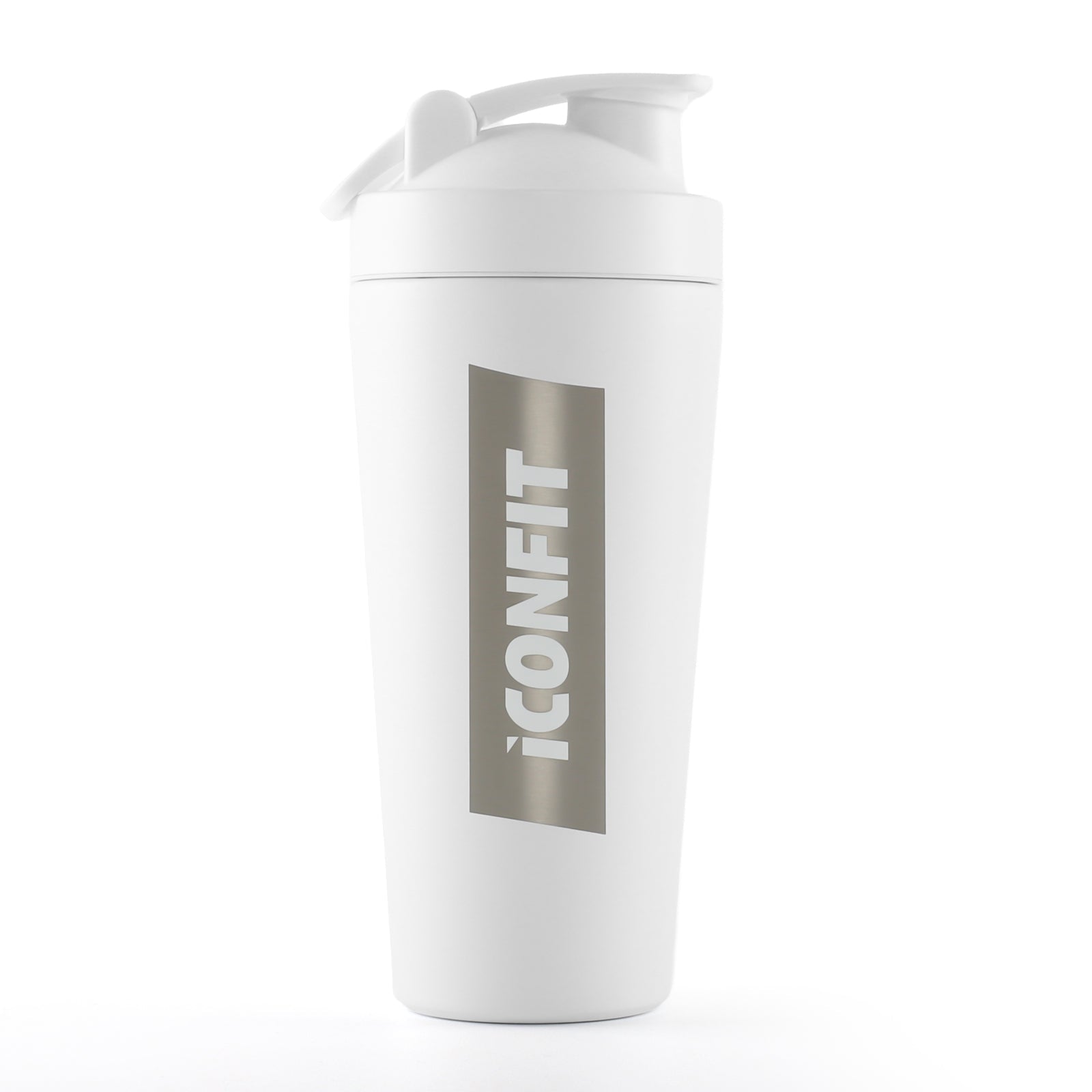 ICONFIT Shaker Reforce Stainless Steel 900ml - White