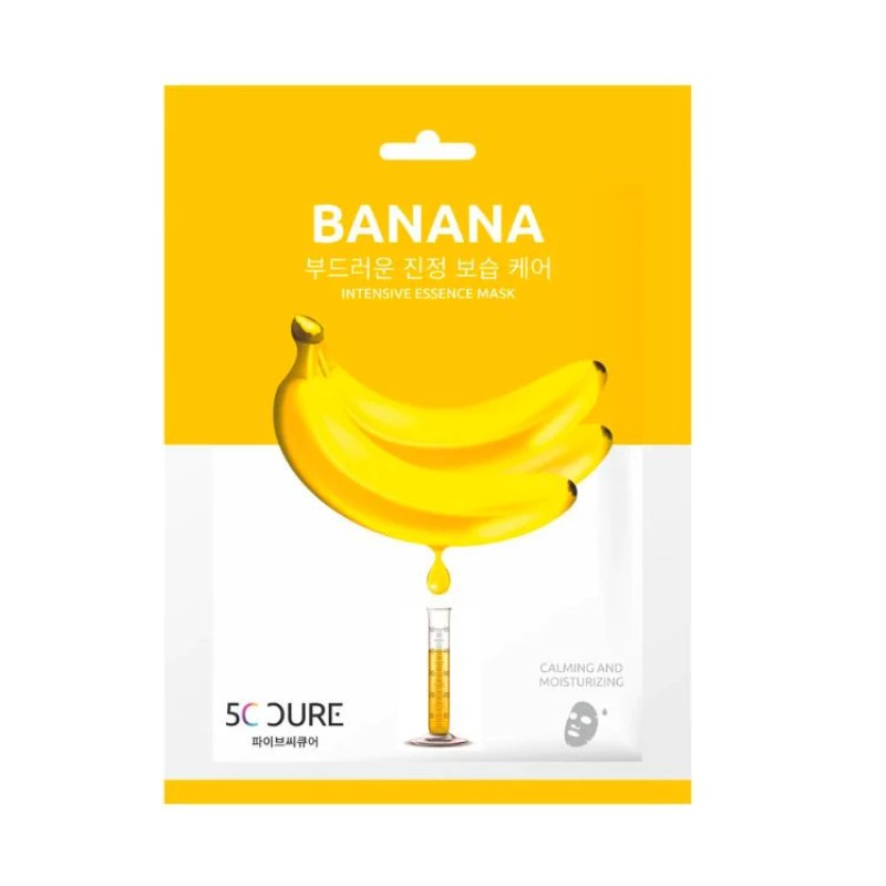 5C CURE Banana face mask with banana extract N1