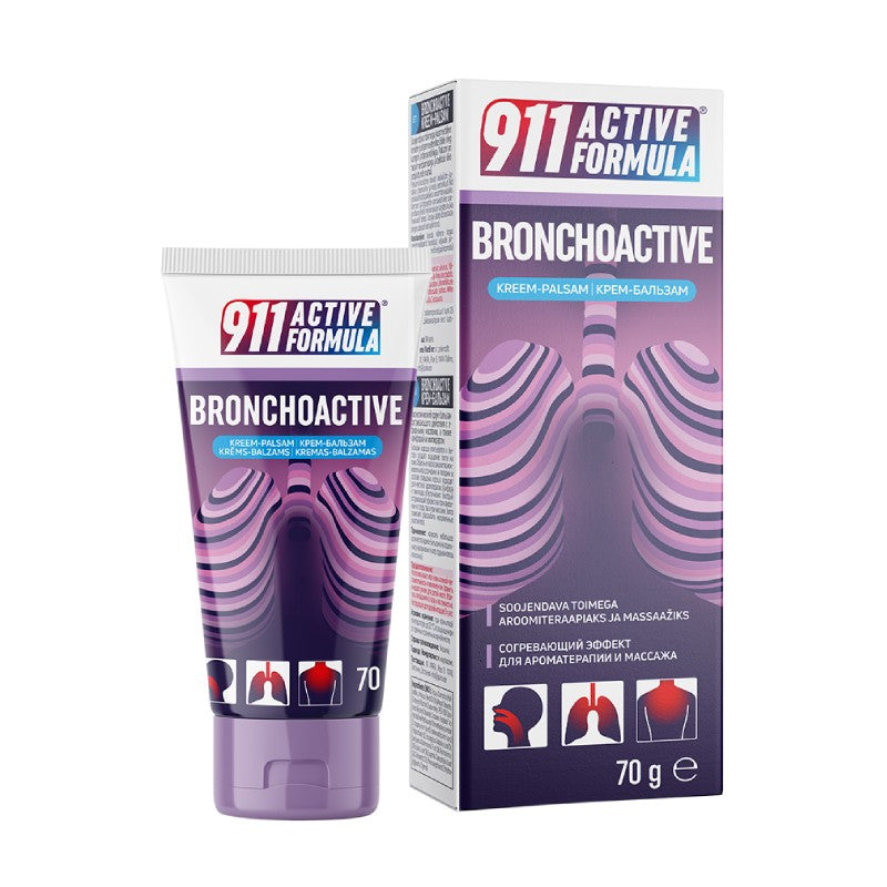 911 ACTIVE FORMULA Bronchoactive cream-balm 70 g