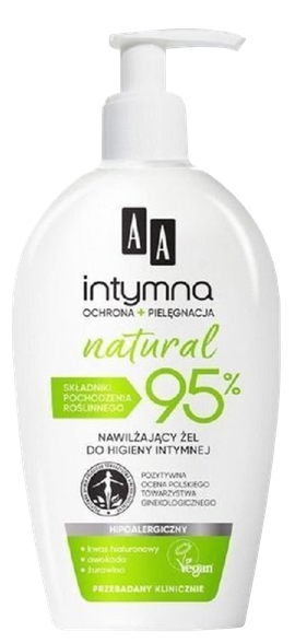 AA INTIMATE Intimate Natural 95 detergent for intimate area 300 ml