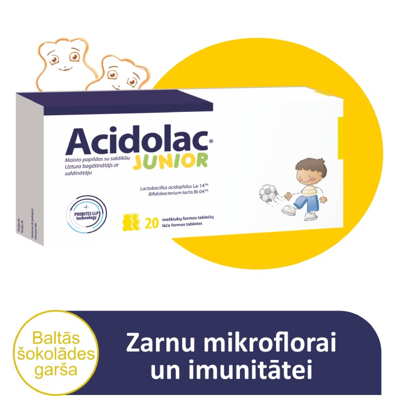 ACIDOLAC Junior tablets N20