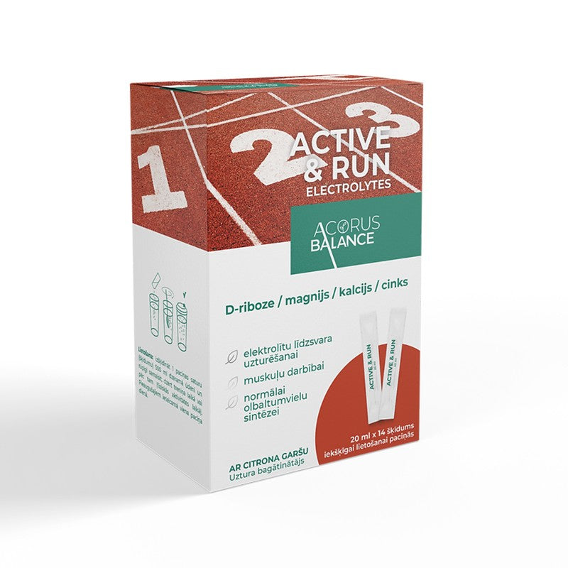 ACORUS BALANCE Active & Run Electrolytes for electrolyte balance, N14 sachets