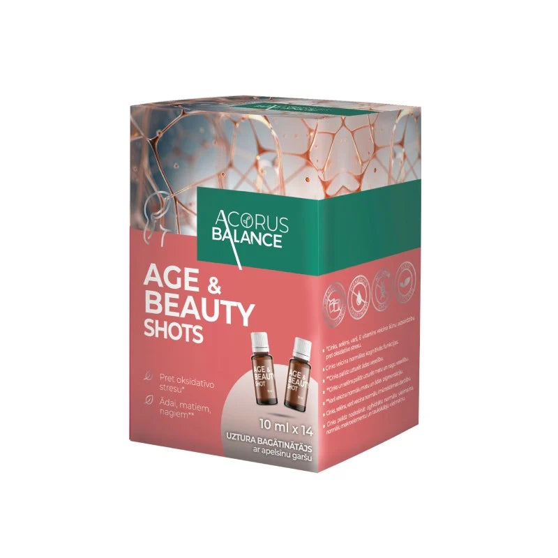 ACORUS BALANCE Age & Beauty Shots ampoules for skin N14