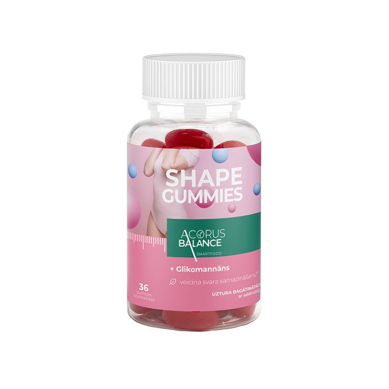 ACORUS BALANCE Shape chewable lozenges for weight control with glucomannan N36