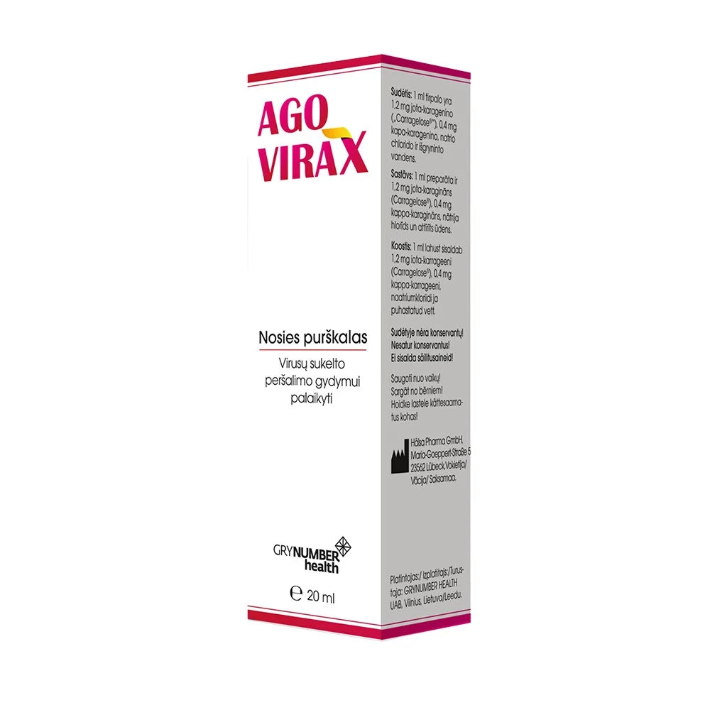 AGOVIRAX Nasal spray 20 ml
