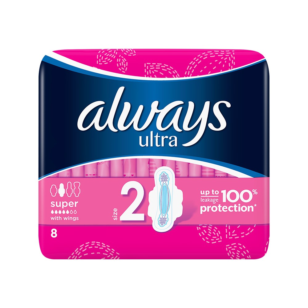 ALWAYS Ultra Super Plus sanitary napkins N8