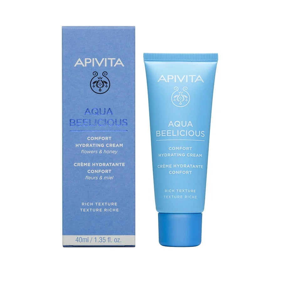 APIVITA AQUA BEELICIOUS COMFORT Face cream for normal to dry skin 40 ml