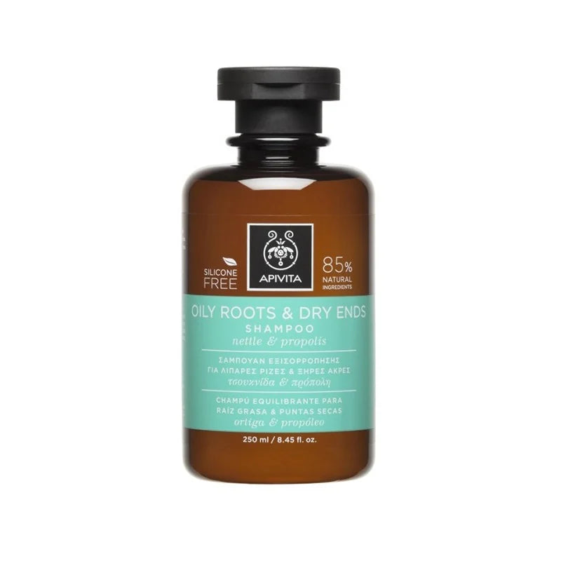 APIVITA Shampoo for oily hair and dry ends 250 ml
