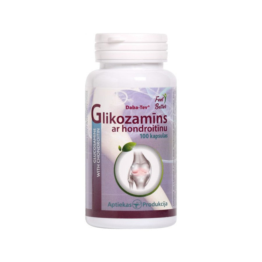APTIEKAS PRODUKCIJA Glucosamine with Chondroitin hard gelatin capsules N100