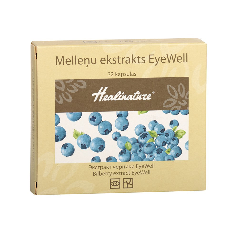 APTIEKAS PRODUKCIJA Healinature Blueberry extract - hard gelatin capsules N32