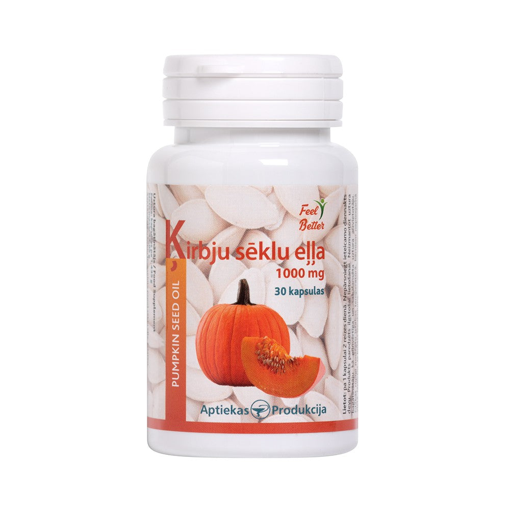 APTIEKAS PRODUKCIJA Pumpkin seed oil - soft gelatin capsules N30