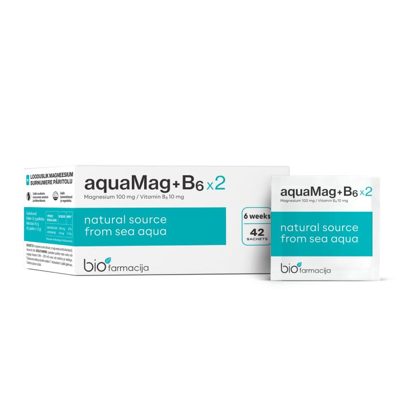 BIOFARMACIJA aquamag+b6 x2 powder N42