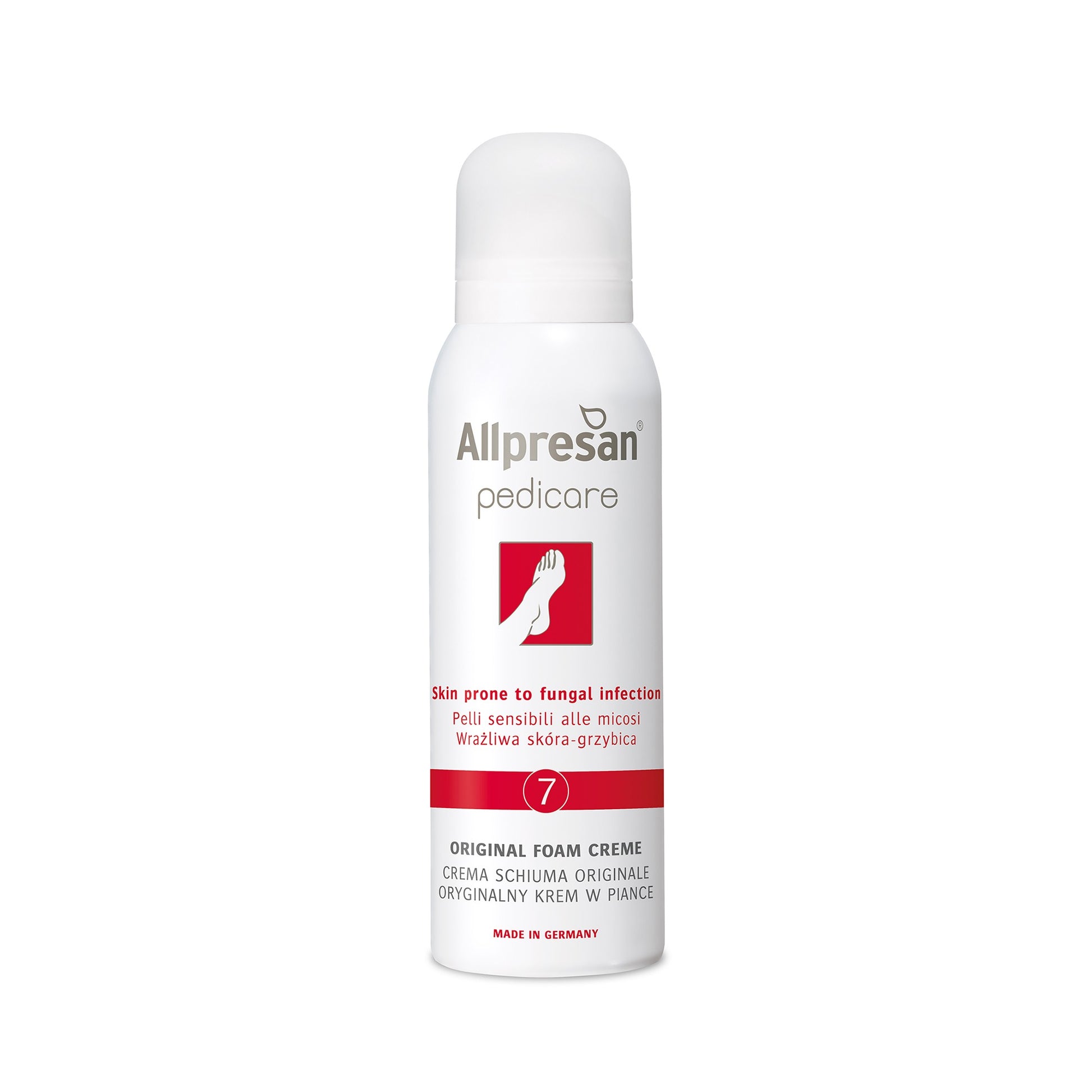 Allpresan 7 foam-cream with fungicidal action for the skin of the legs 125 ml
