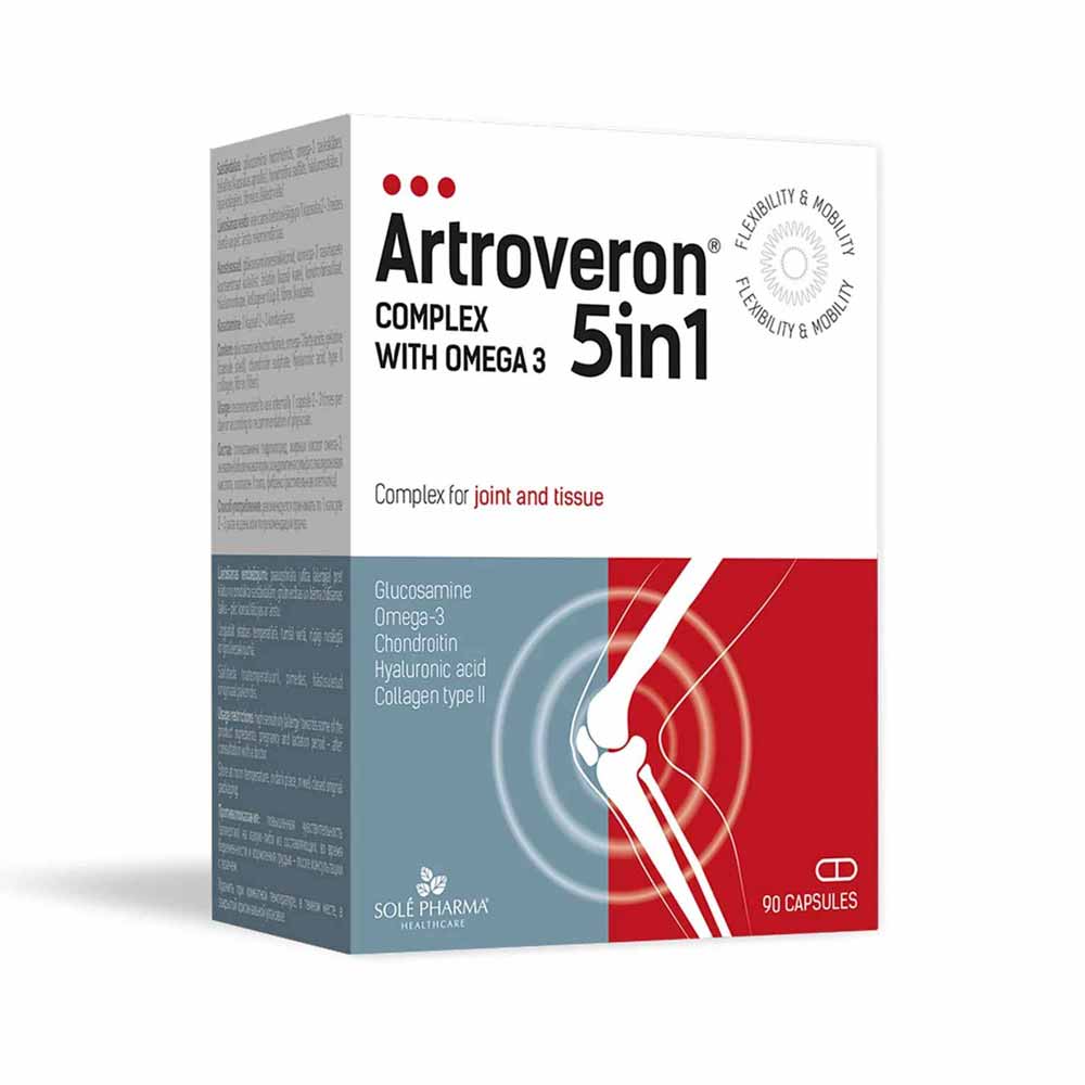 Artroveron 5in1 Complex with Omega-3 capsules N90