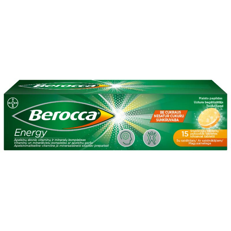 BEROCCA Energy effervescent tablets N15