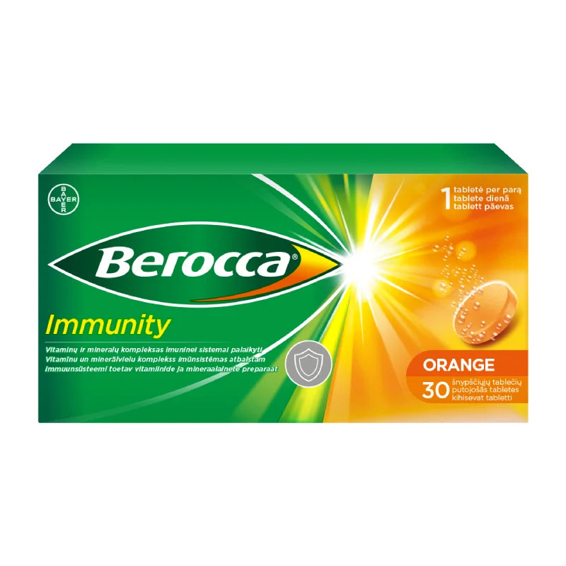 BEROCCA Immunity effervescent tablets N30