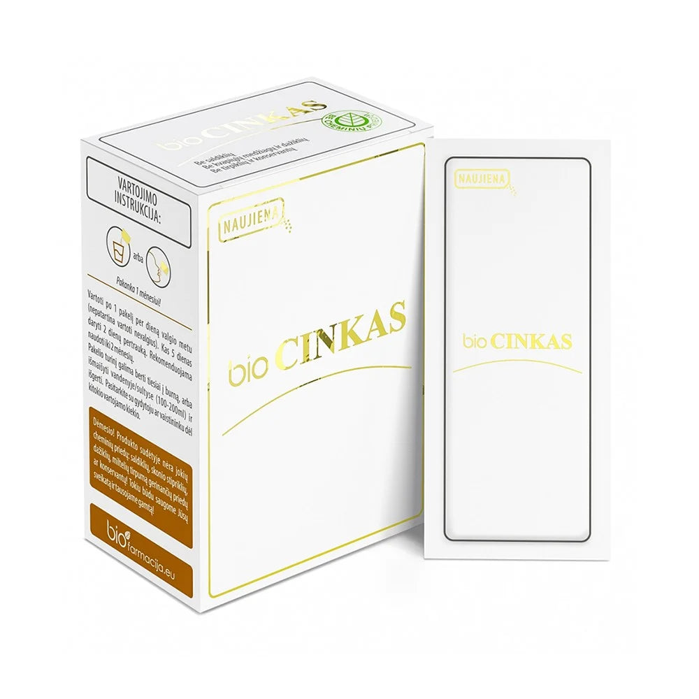 BIOFARMACIJA Bio zinc 30 mg powder N20