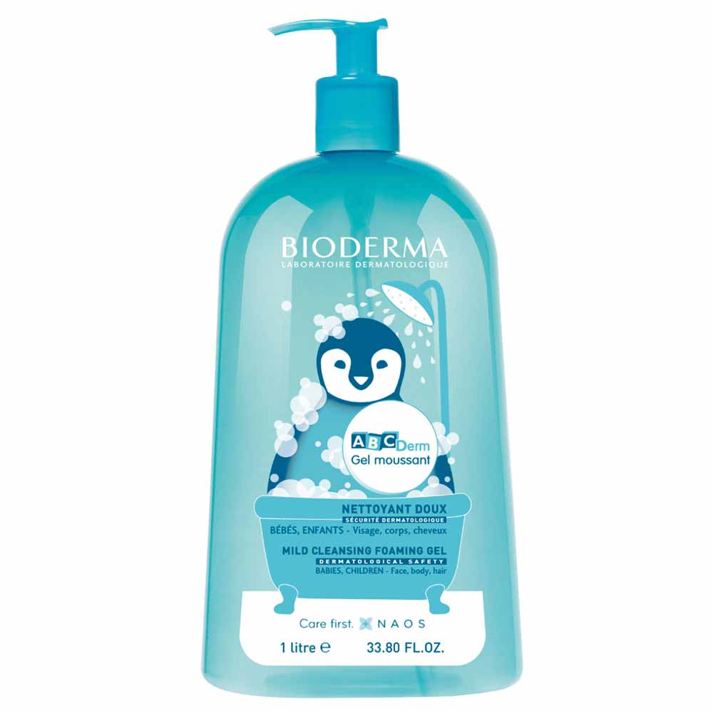 BIODERMA ABCDERM GEL MOOSSANT Cleansing foam gel for babies and children 1l