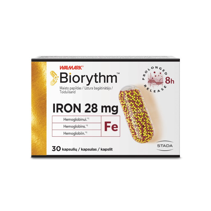 BIORYTHM Iron 28 mg capsules N30