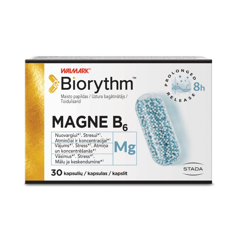 BIORYTHM Magne B6 capsules N30