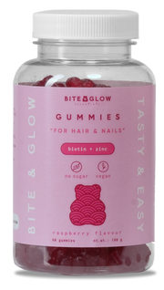 BITE GLOW For Hair Nail gels bears 60 pcs