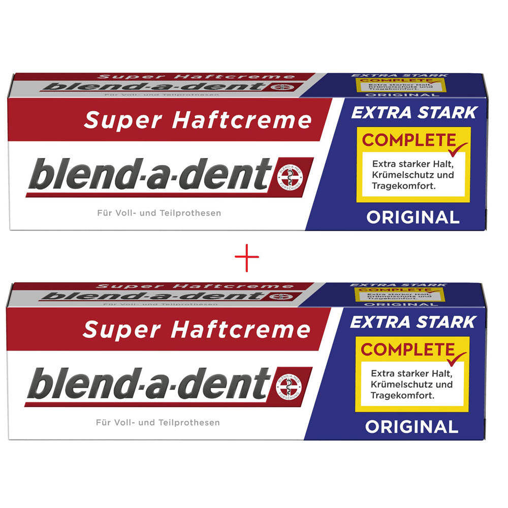 BLEND-A-DENT Original denture adhesive 47 g 1+1