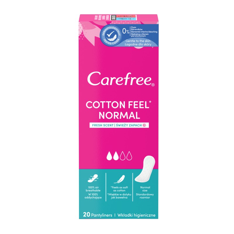 CAREFREE Cotton daily pads N20