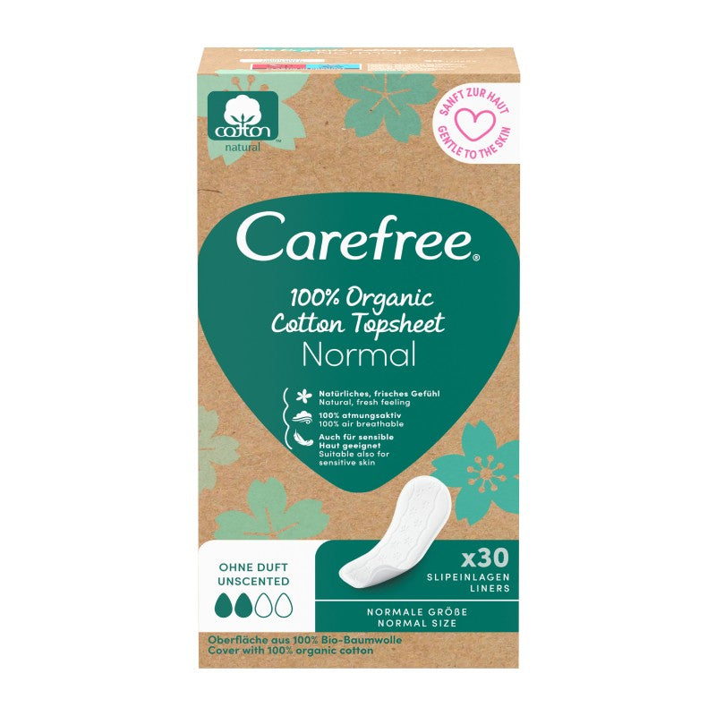 CAREFREE Normal Organic daily inserts N30