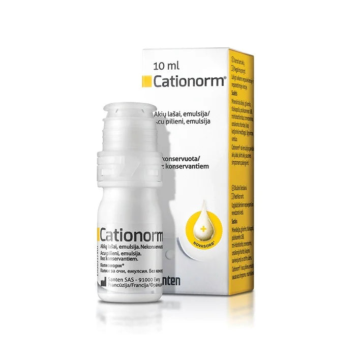 CATIONORM Eye drops emulsion without preservatives 10 ml