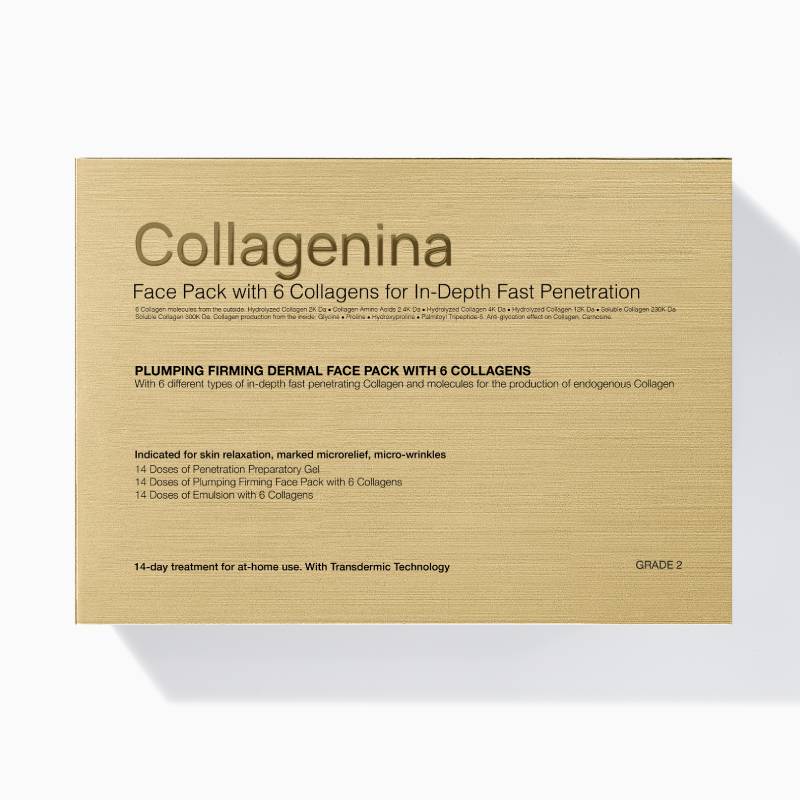 COLLAGENINA face mask - set with 6 types of collagen, intensity 2, 2×30 ml, 1×50 ml
