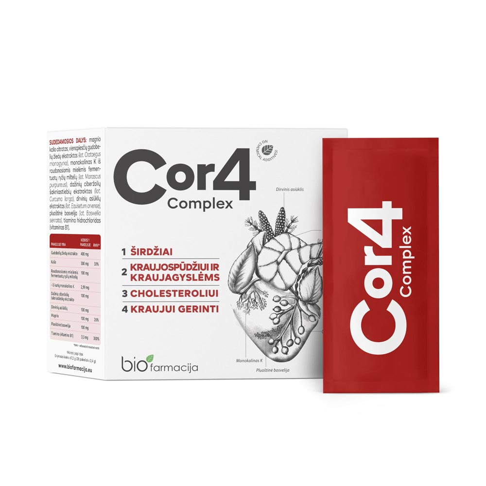 BIOFARMACIJA Cor4 Complex powder N28