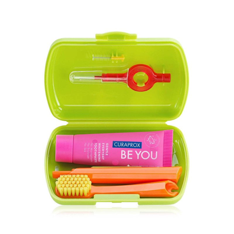 CURAPROX travel set, green N1