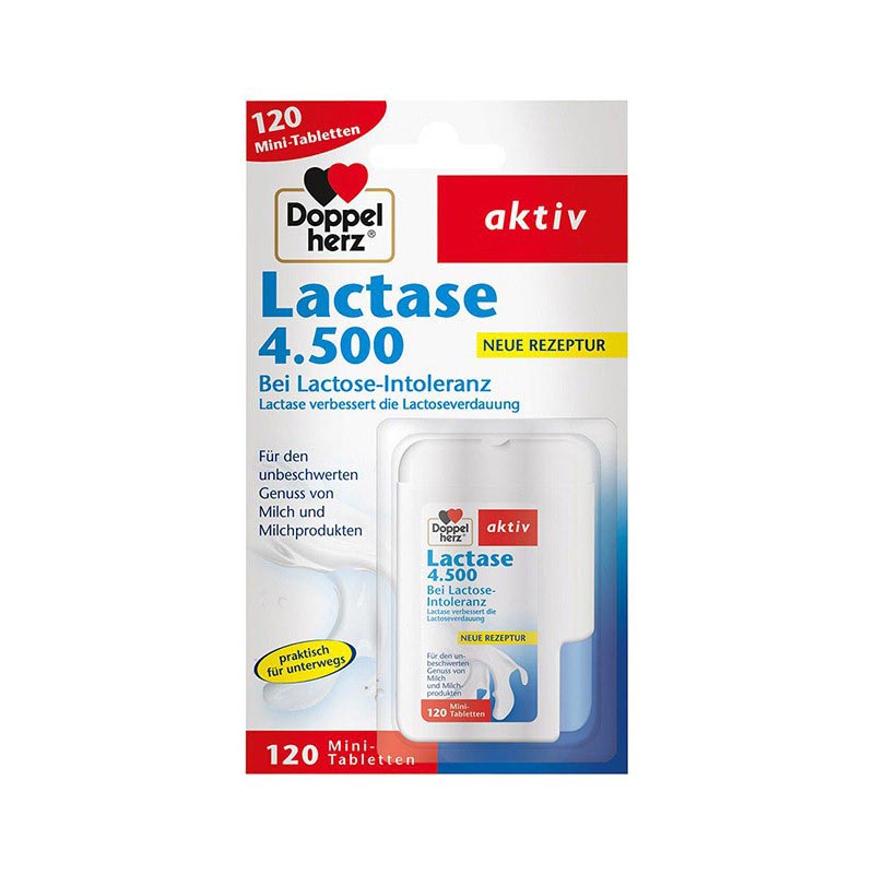 DOPPELHERZ Aktiv Lactase 4,500 tablets N120
