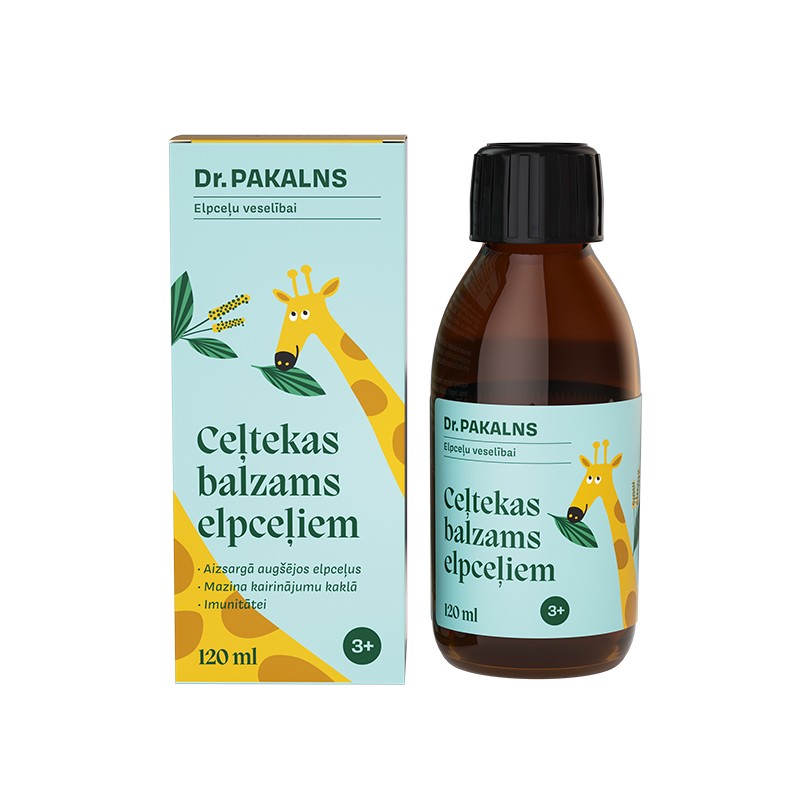 DR. PAKALNS Balm for the respiratory tract from plantain 120 ml