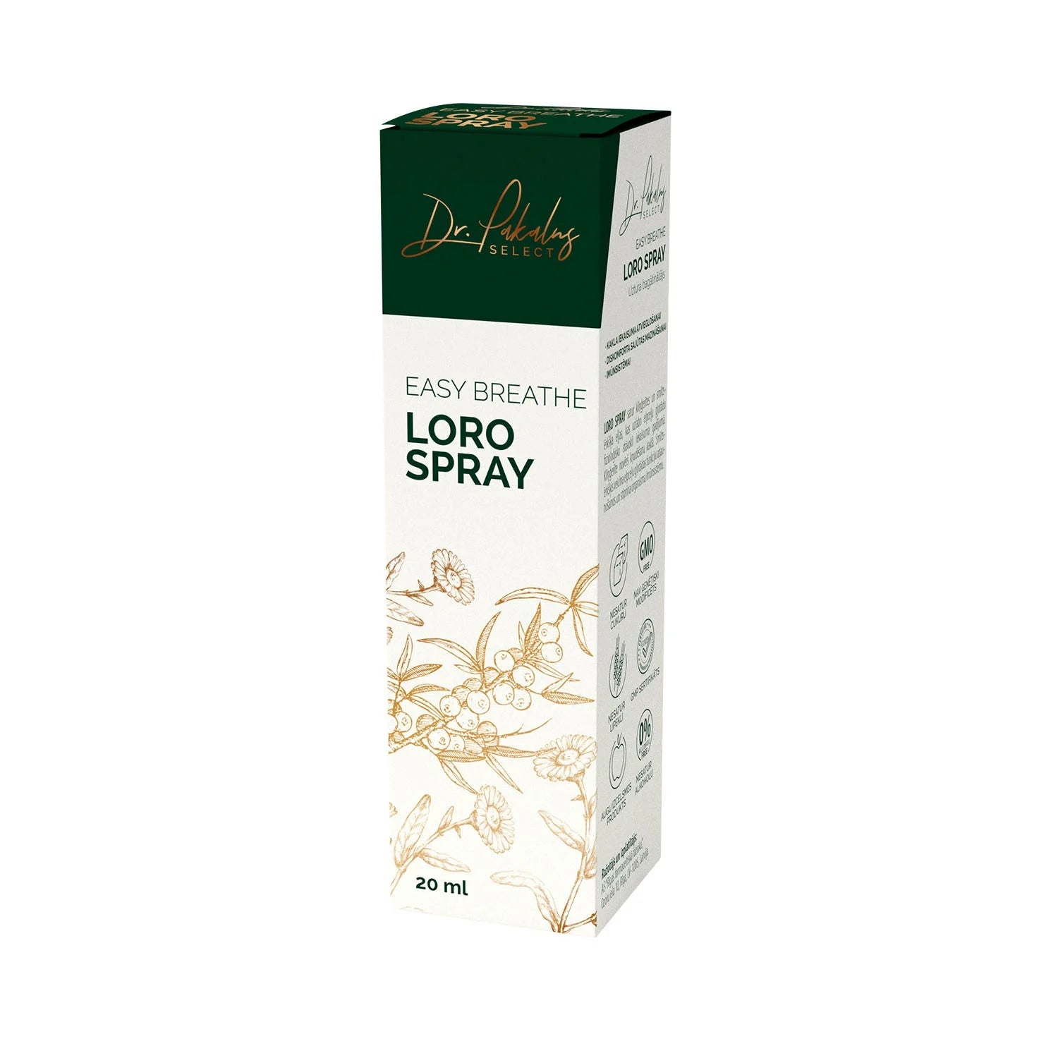 DR. PAKALNS Select EASY BREATHE LORO SPRAY 20 ml