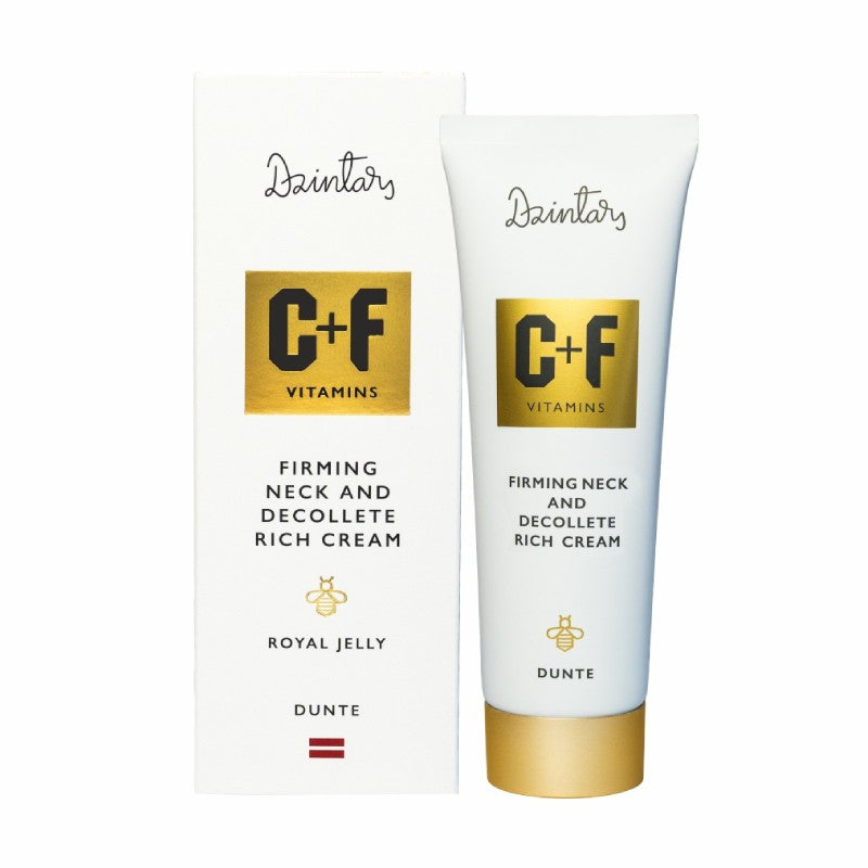 DZINTARS Dunte firming cream for neck and décolleté with vitamins C and F 75 ml