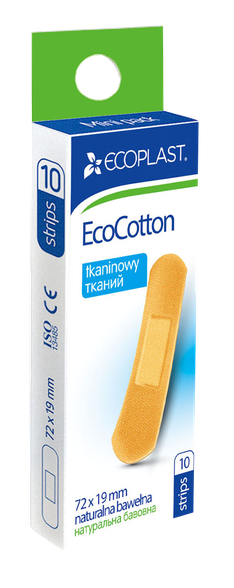 ECOPLAST EcoCotton Mini 72x19mm a patch 10 pcs