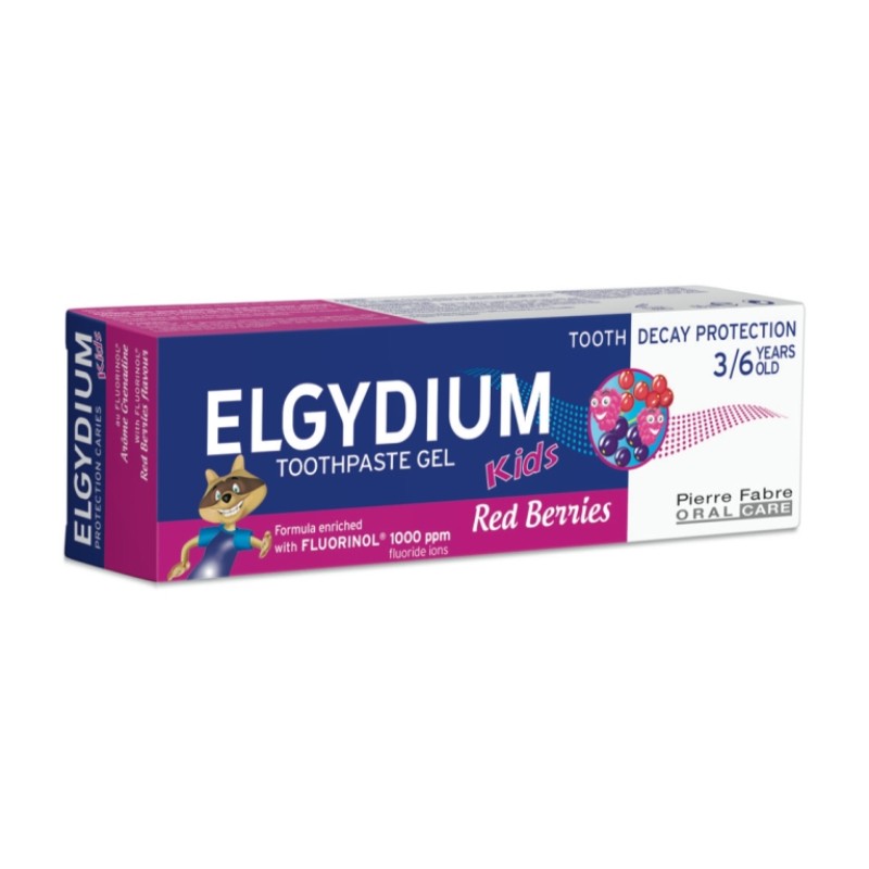 ELGYDIUM Kids Red berries toothpaste (3-6 years) 50 ml