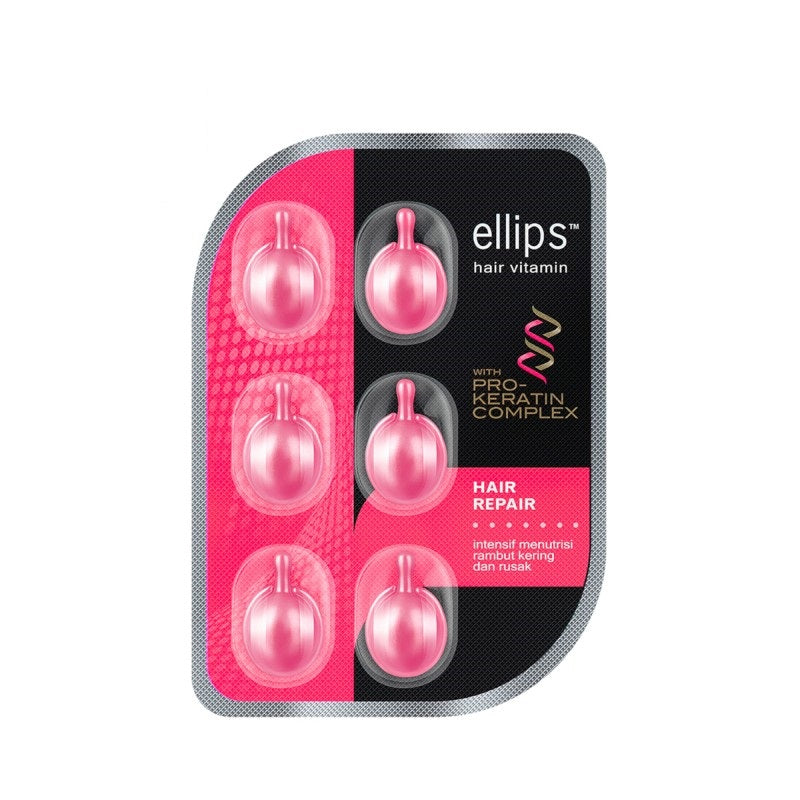 ELLIPS Hair Repair Pro Keratin vitamins for damaged hair with keratin, capsules 1 ml x N6