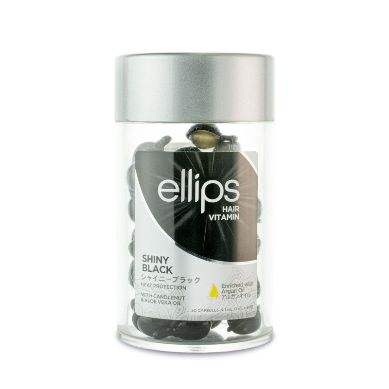 ELLIPS Shiny Black vitamins for dark hair, capsules 1 ml x N50