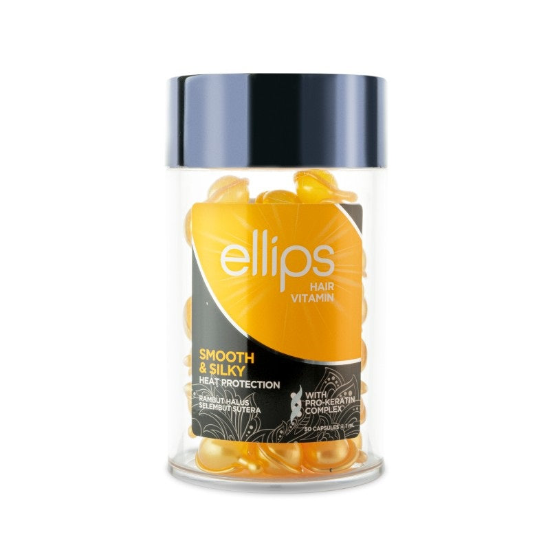 ELLIPS Smooth & Silky Pro Keratin vitamins with keratin to restore moisture, capsules 1 ml x N50