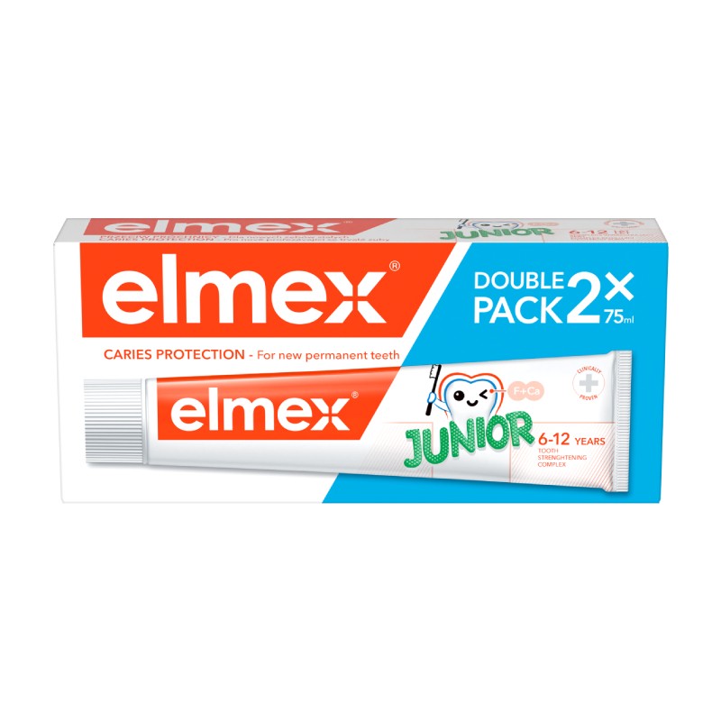 ELMEX Junior toothpaste 6-12 years 75 ml 1+1 set