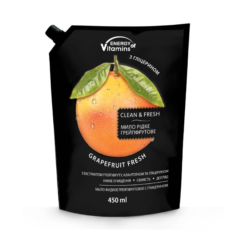 ENERGY OF VITAMINS Grapefruit Fresh liquid soap with glycerin 450 ml