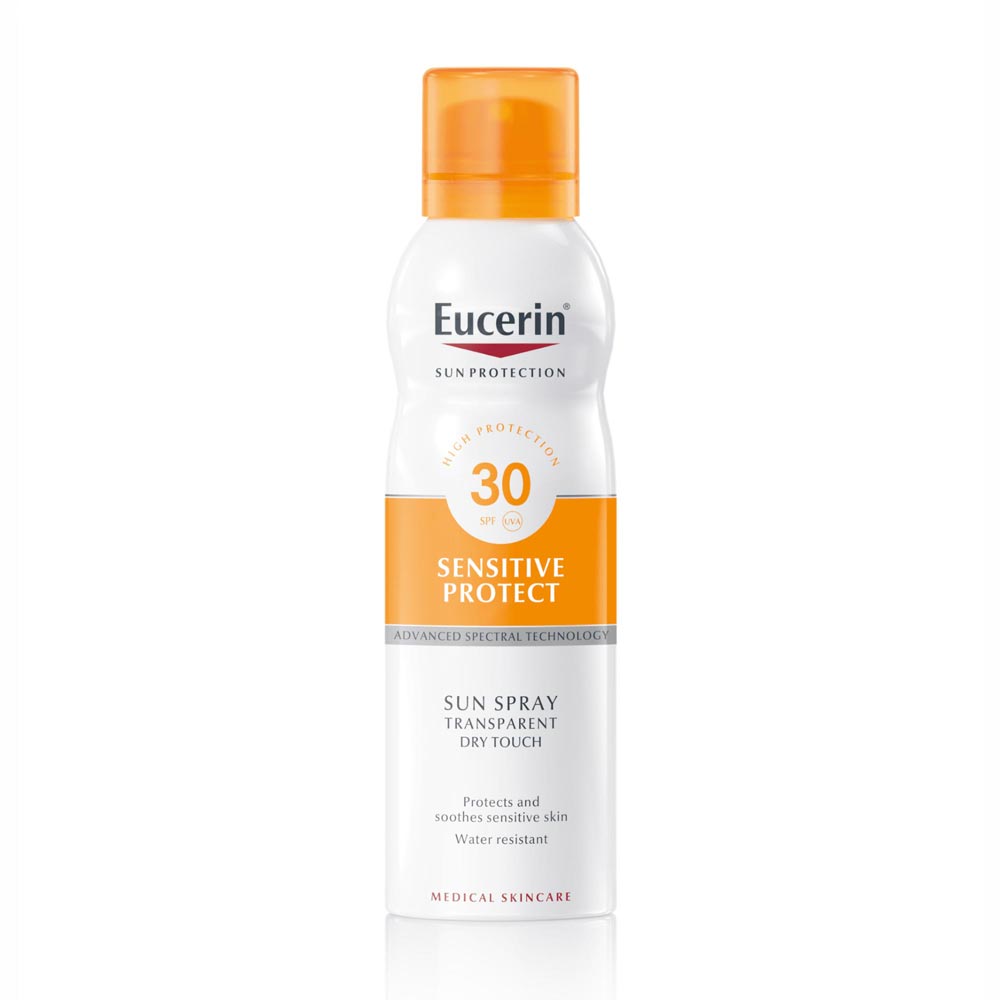 EUCERIN Sun Transparent Dry Touch SPF 30 spray sunscreen 200 ml