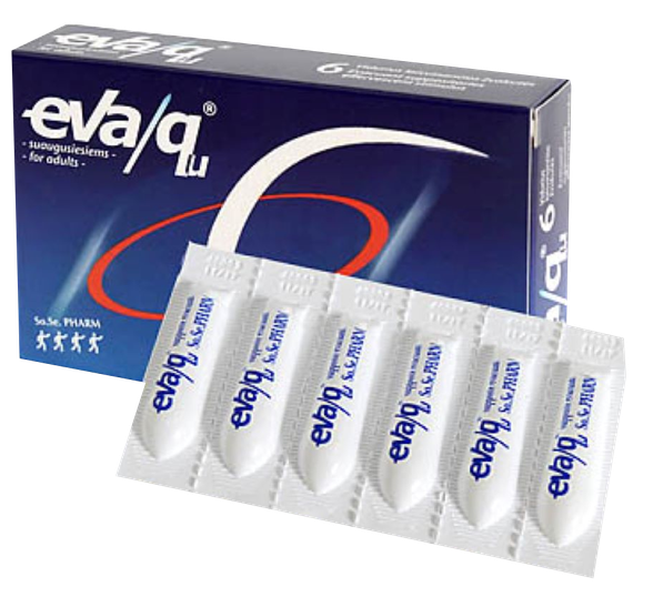 EVAQU suppositories 6 pcs