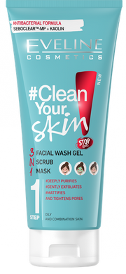 EVELINE Clean Your Skin 1 faces mask 200 ml